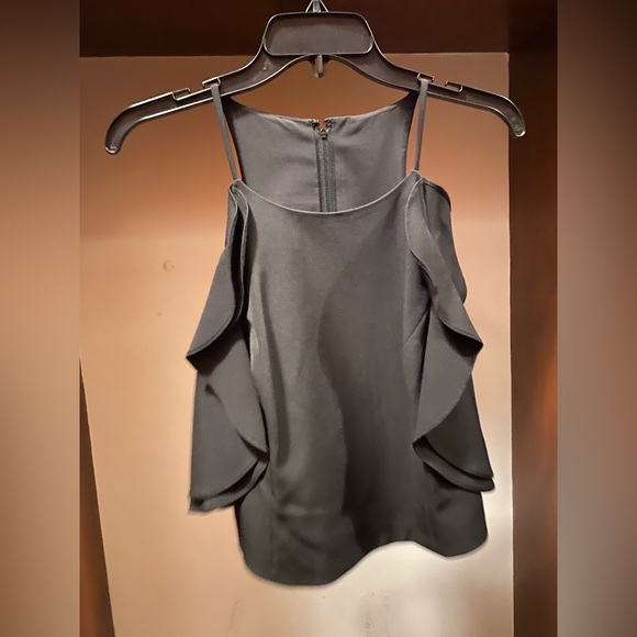 Badgley Mischka Tops - Belle Badgley Mischka Black crop top size 14